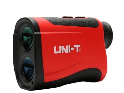 Monóculo medidor de distância a laser UNI-T LM1000, para o comparativo de medição