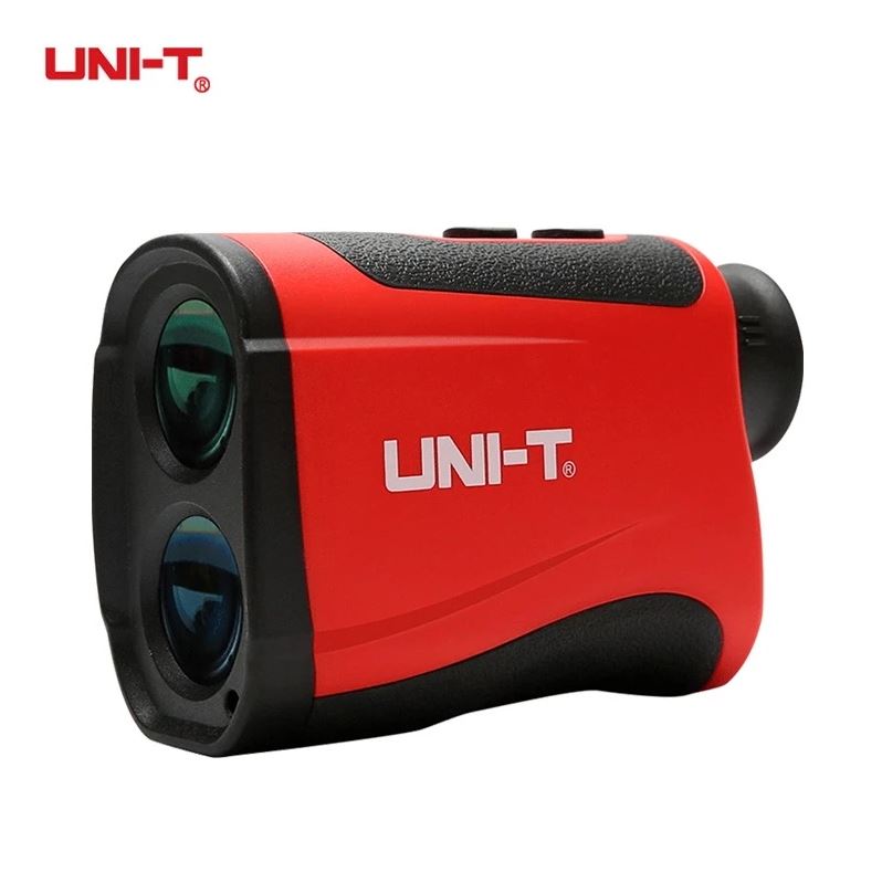 Monóculo medidor de distância a laser UNI-T LM1000, para o comparativo de medição
