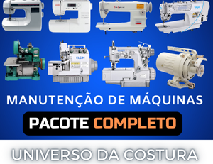 Curso de manutenção de máquina de costura do Universo da Costura