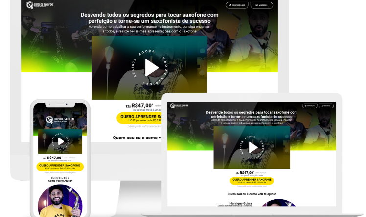Saxofone, do Curso de Saxofone de Henrique Guirra